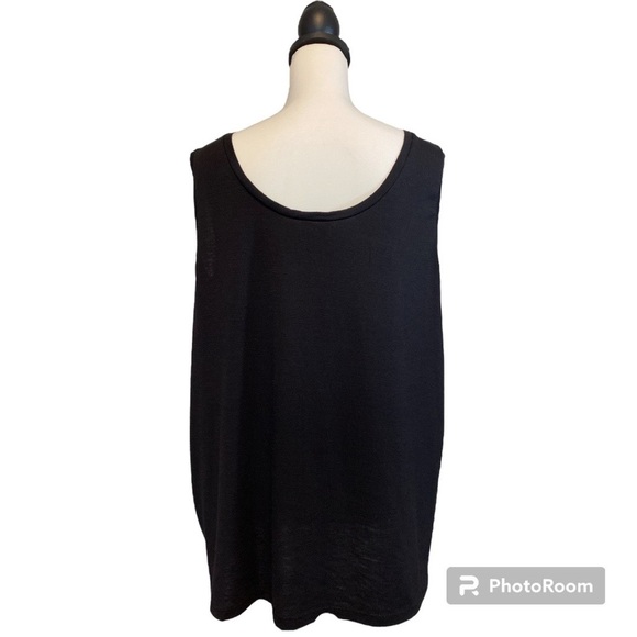 Lane Bryant Black Crochet Lace Tank Size 18/20 - Picture 4 of 10